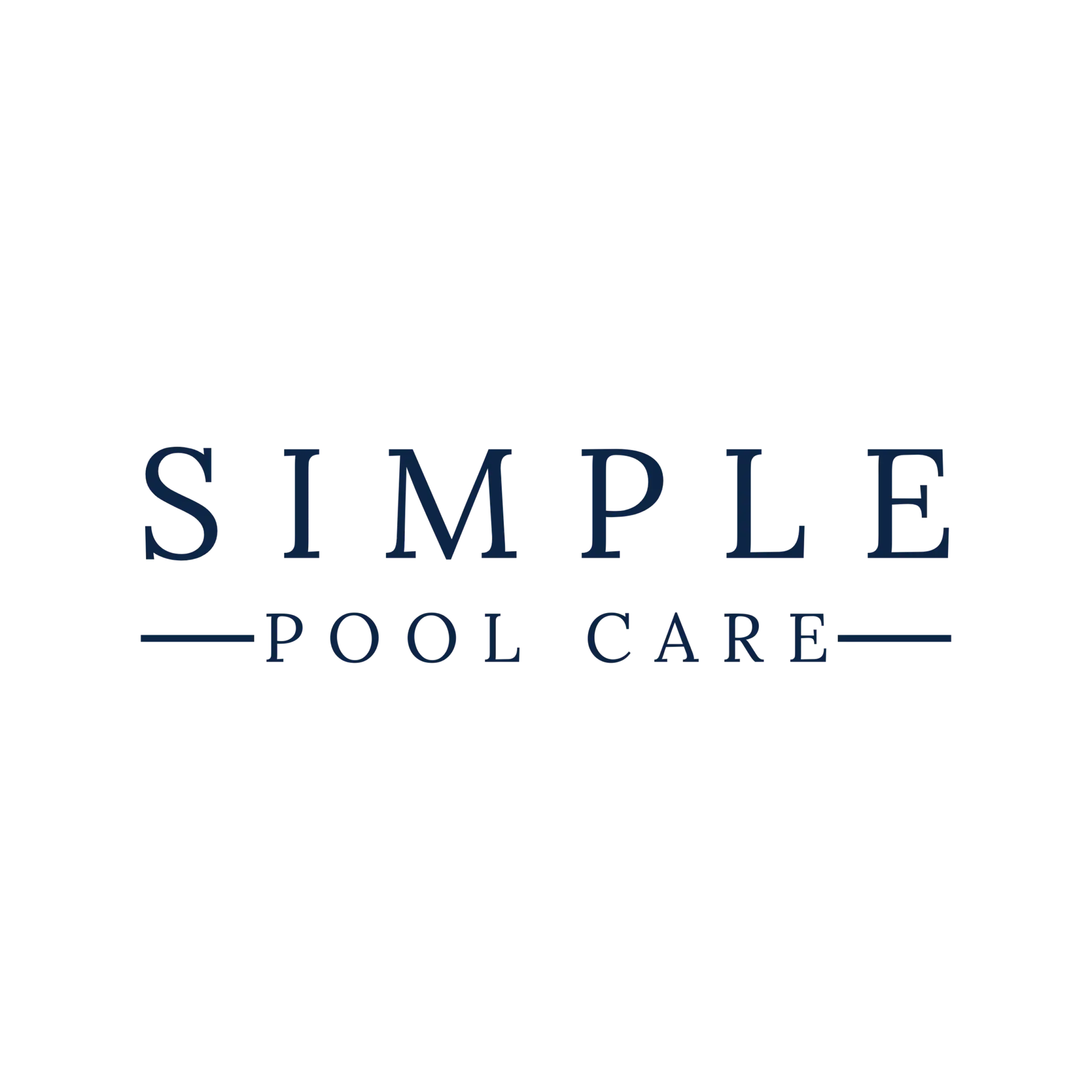 Simple Pool Care Logo